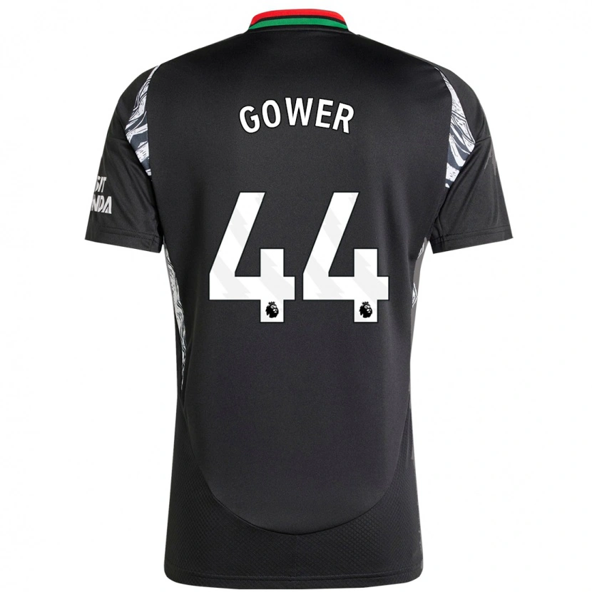 Danxen Dame Jimi Gower #44 Svart Bortetrøye Drakt Trøye 2024/25 Skjorter T-Skjorte