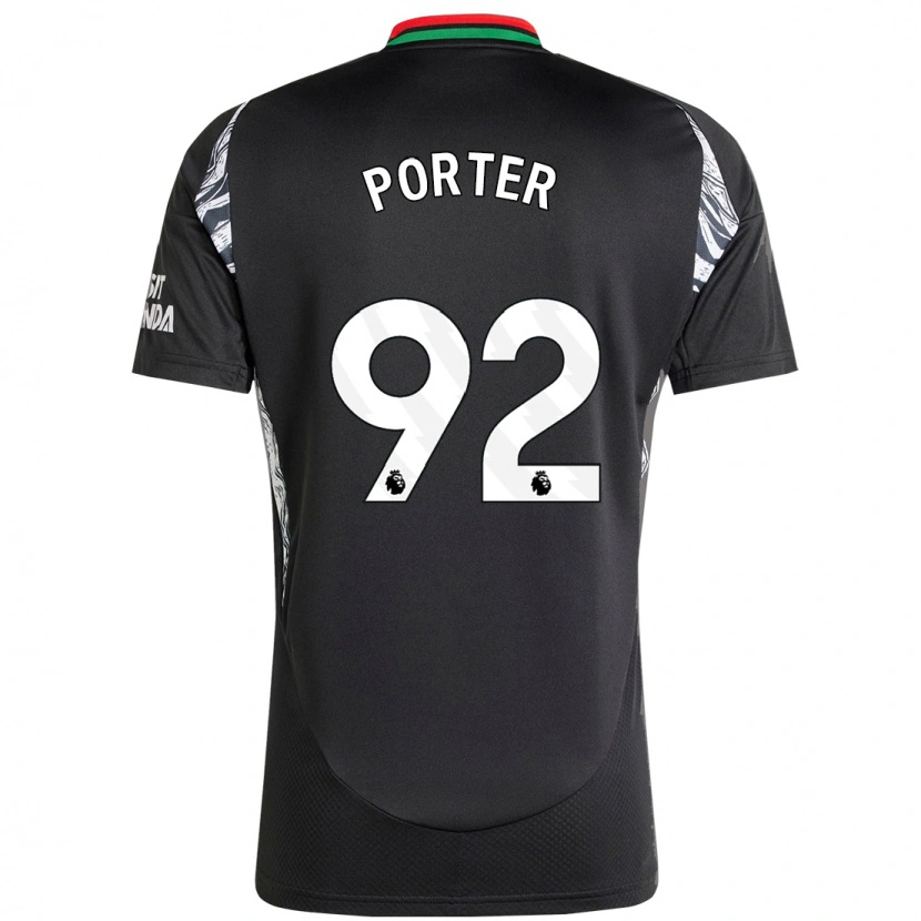Danxen Dame Jack Porter #92 Svart Bortetrøye Drakt Trøye 2024/25 Skjorter T-Skjorte