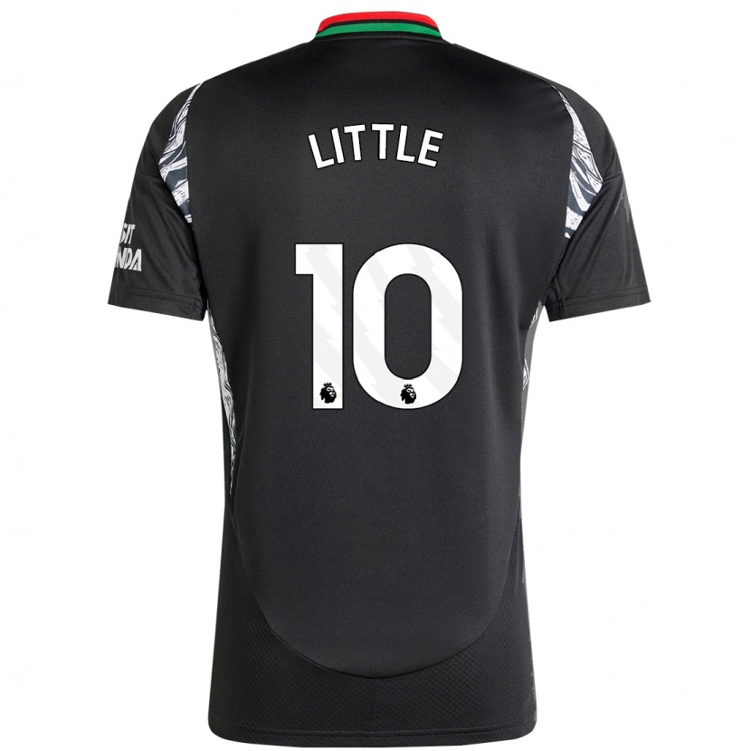 Danxen Dame Kim Little #10 Svart Bortetrøye Drakt Trøye 2024/25 Skjorter T-Skjorte
