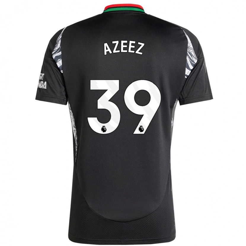 Danxen Dame Miguel Azeez #39 Svart Bortetrøye Drakt Trøye 2024/25 Skjorter T-Skjorte