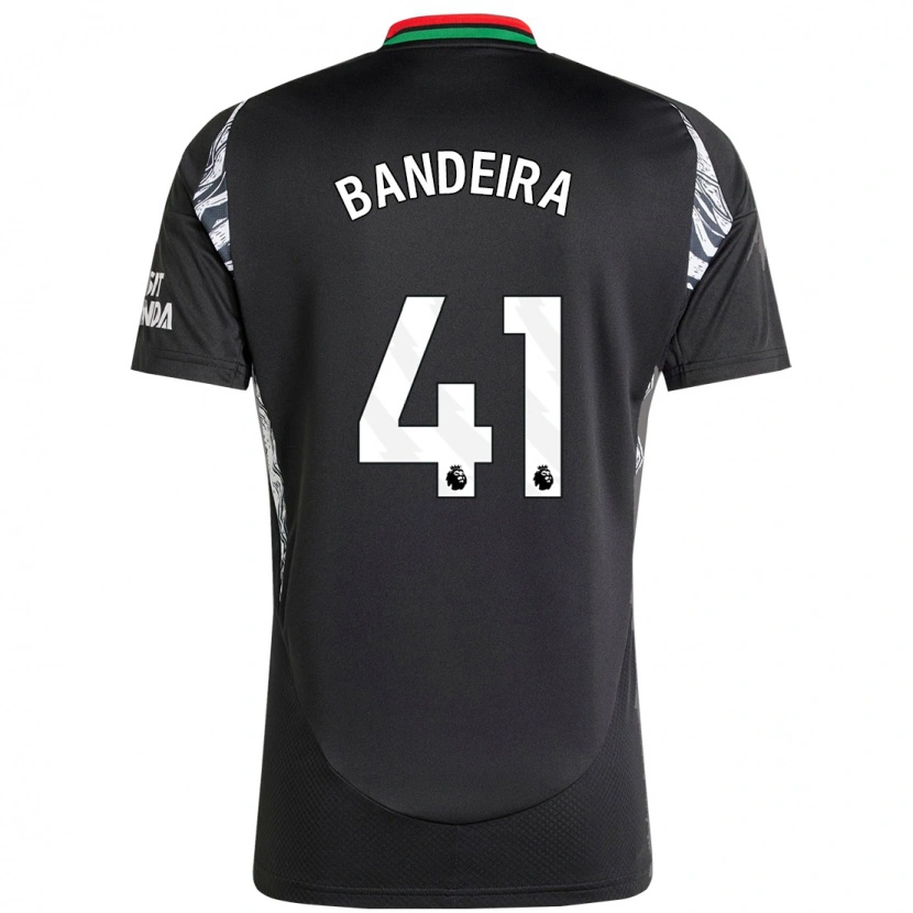 Danxen Dame Mauro Bandeira #41 Svart Bortetrøye Drakt Trøye 2024/25 Skjorter T-Skjorte