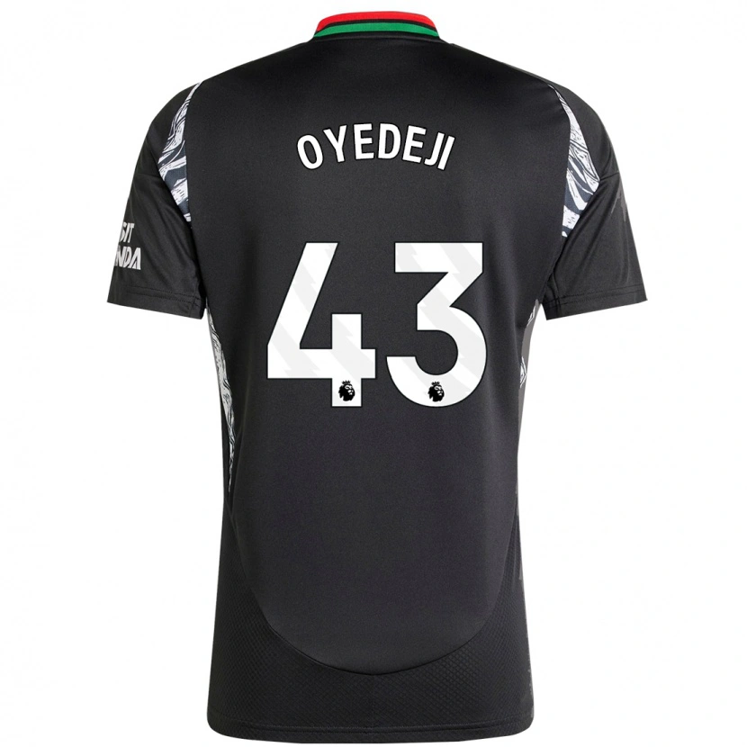 Danxen Dame Nathan Butler Oyedeji #43 Svart Bortetrøye Drakt Trøye 2024/25 Skjorter T-Skjorte