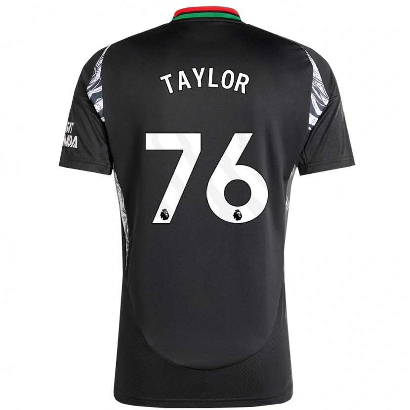 Danxen Dame Kido Taylor Hart #76 Svart Bortetrøye Drakt Trøye 2024/25 Skjorter T-Skjorte