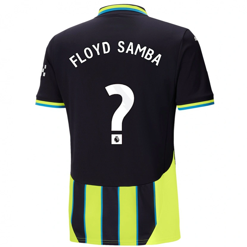 Danxen Dame Floyd Samba #0 Blå Gul Bortetrøye Drakt Trøye 2024/25 Skjorter T-Skjorte