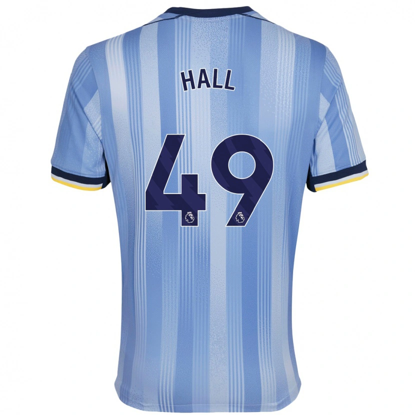 Danxen Dame Tyrese Hall #49 Lyseblått Bortetrøye Drakt Trøye 2024/25 Skjorter T-Skjorte