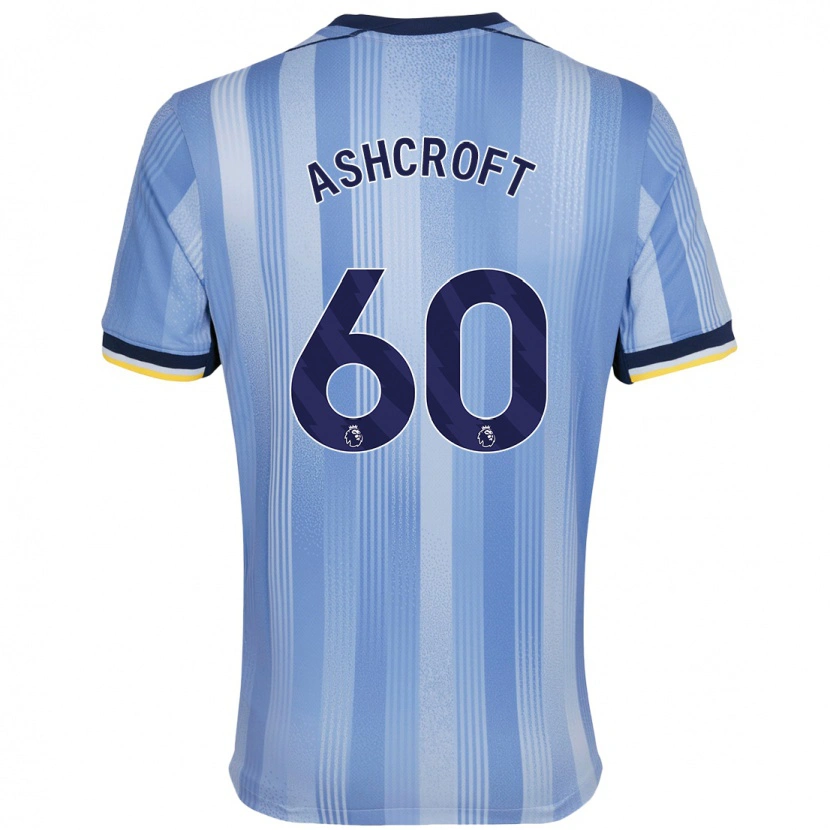 Danxen Dame Tyrell Ashcroft #60 Lyseblått Bortetrøye Drakt Trøye 2024/25 Skjorter T-Skjorte