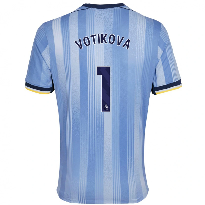 Danxen Dame Barbora Votíková #1 Lyseblått Bortetrøye Drakt Trøye 2024/25 Skjorter T-Skjorte