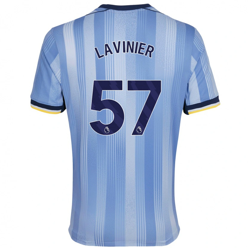 Danxen Dame Marcel Lavinier #57 Lyseblått Bortetrøye Drakt Trøye 2024/25 Skjorter T-Skjorte