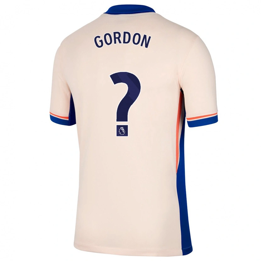 Danxen Dame Sol Gordon #0 Lys Beige Bortetrøye Drakt Trøye 2024/25 Skjorter T-Skjorte