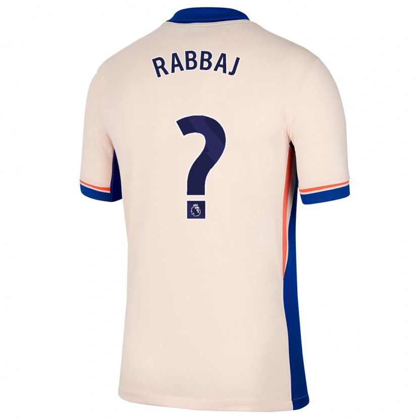 Danxen Dame Ibrahim Rabbaj #0 Lys Beige Bortetrøye Drakt Trøye 2024/25 Skjorter T-Skjorte