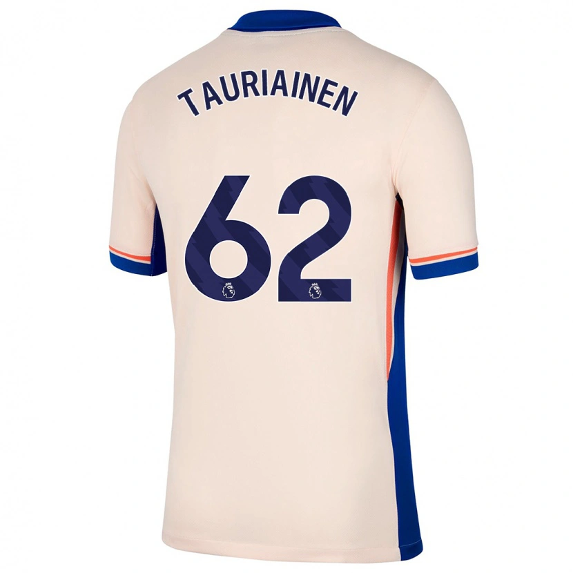 Danxen Dame Jimi Tauriainen #62 Lys Beige Bortetrøye Drakt Trøye 2024/25 Skjorter T-Skjorte