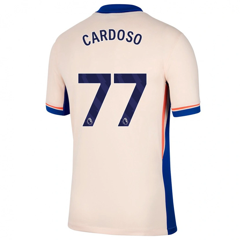 Danxen Dame Leo Cardoso #77 Lys Beige Bortetrøye Drakt Trøye 2024/25 Skjorter T-Skjorte