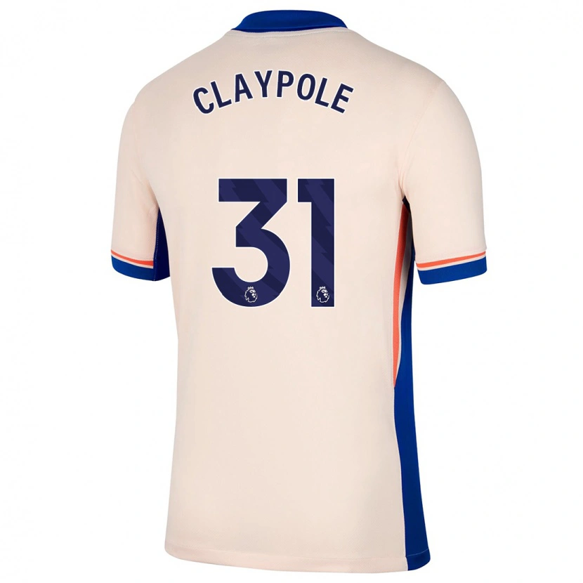 Danxen Dame Aimee Claypole #31 Lys Beige Bortetrøye Drakt Trøye 2024/25 Skjorter T-Skjorte