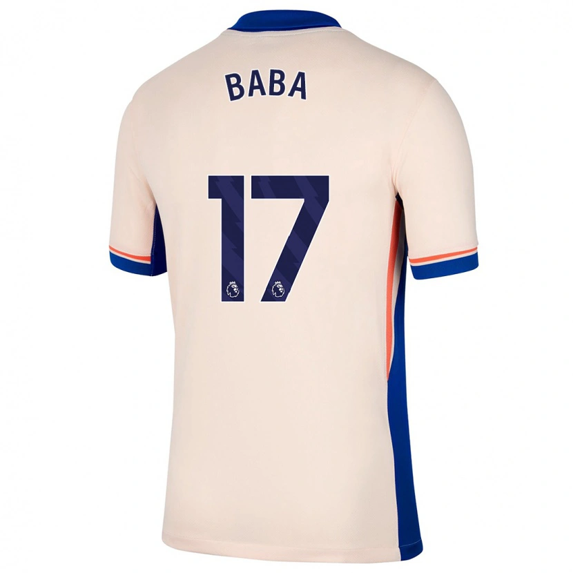 Danxen Dame Abdul-Rahman Baba #17 Lys Beige Bortetrøye Drakt Trøye 2024/25 Skjorter T-Skjorte