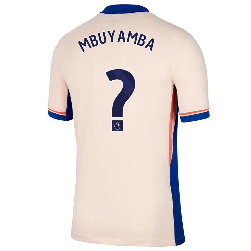 Danxen Dame Xavier Mbuyamba #0 Lys Beige Bortetrøye Drakt Trøye 2024/25 Skjorter T-Skjorte