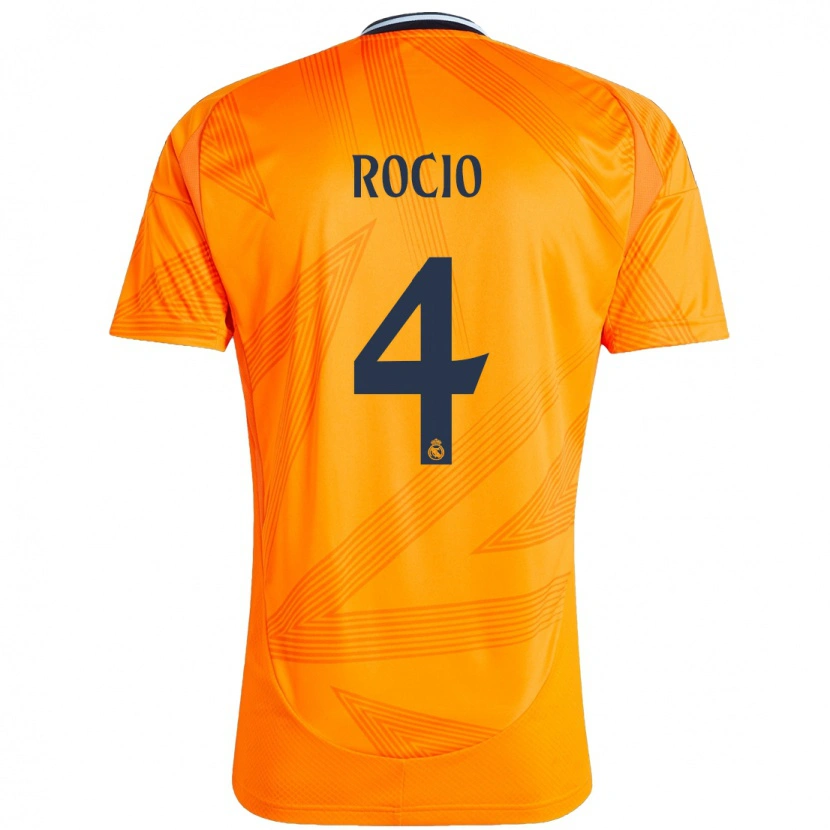 Danxen Dame Rocío Gálvez #4 Oransje Bortetrøye Drakt Trøye 2024/25 Skjorter T-Skjorte