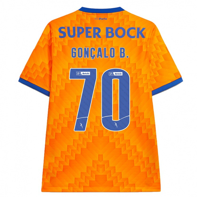 Danxen Dame Gonçalo Borges #70 Oransje Bortetrøye Drakt Trøye 2024/25 Skjorter T-Skjorte