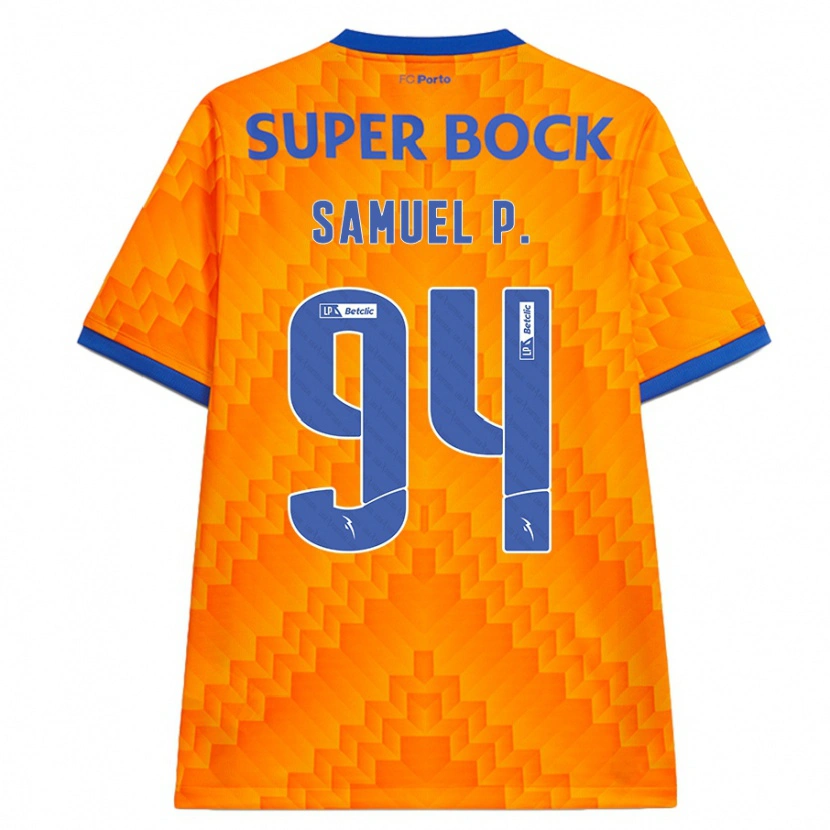 Danxen Dame Samuel Portugal #94 Oransje Bortetrøye Drakt Trøye 2024/25 Skjorter T-Skjorte