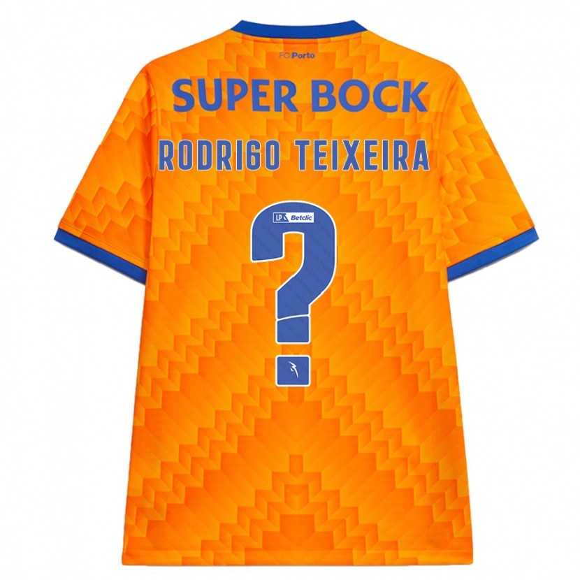Danxen Dame Rodrigo Teixeira #0 Oransje Bortetrøye Drakt Trøye 2024/25 Skjorter T-Skjorte