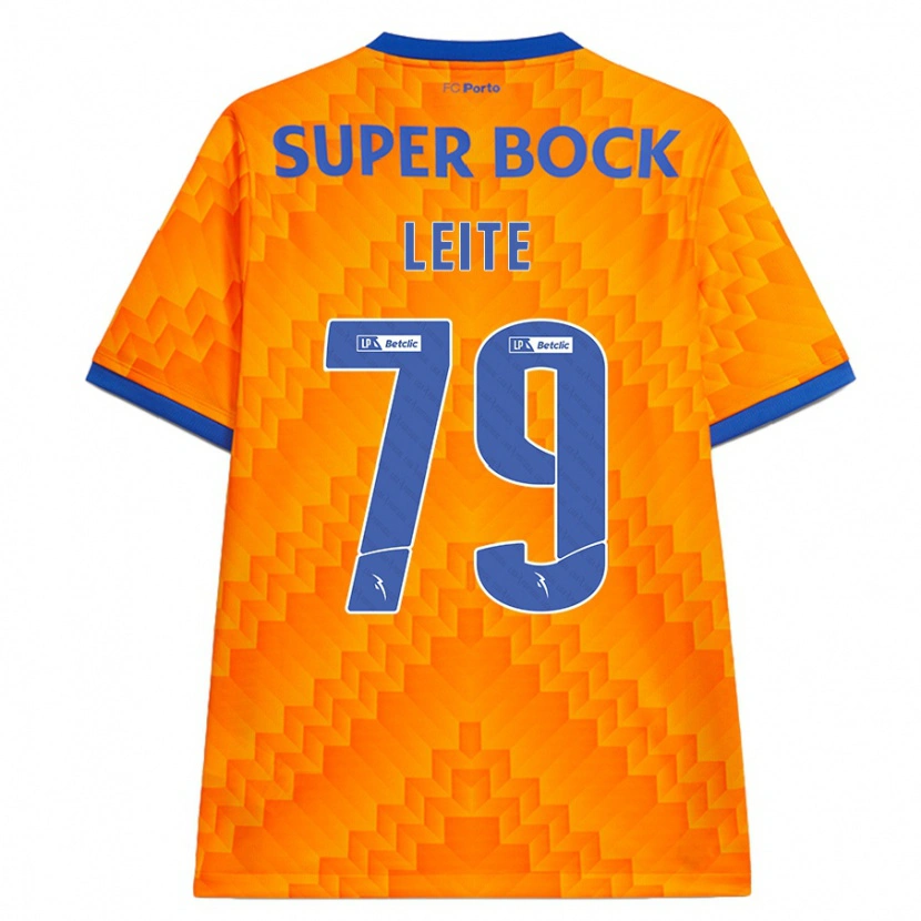 Danxen Dame Afonso Leite #79 Oransje Bortetrøye Drakt Trøye 2024/25 Skjorter T-Skjorte