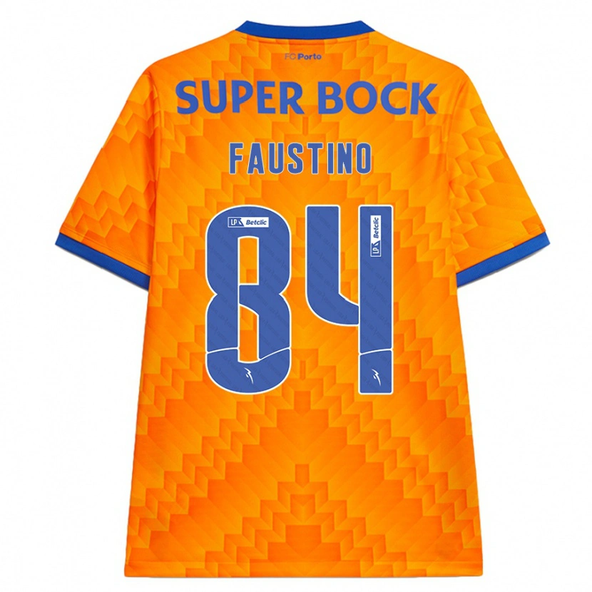 Danxen Dame Levi Faustino #84 Oransje Bortetrøye Drakt Trøye 2024/25 Skjorter T-Skjorte