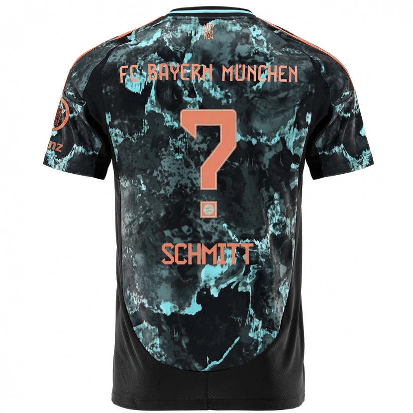 Danxen Dame Max Schmitt #0 Svart Bortetrøye Drakt Trøye 2024/25 Skjorter T-Skjorte