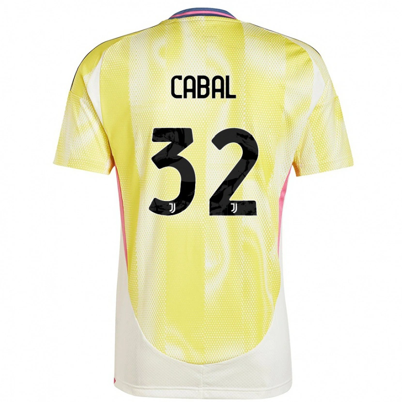 Danxen Dame Juan Cabal #32 Solgul Bortetrøye Drakt Trøye 2024/25 Skjorter T-Skjorte