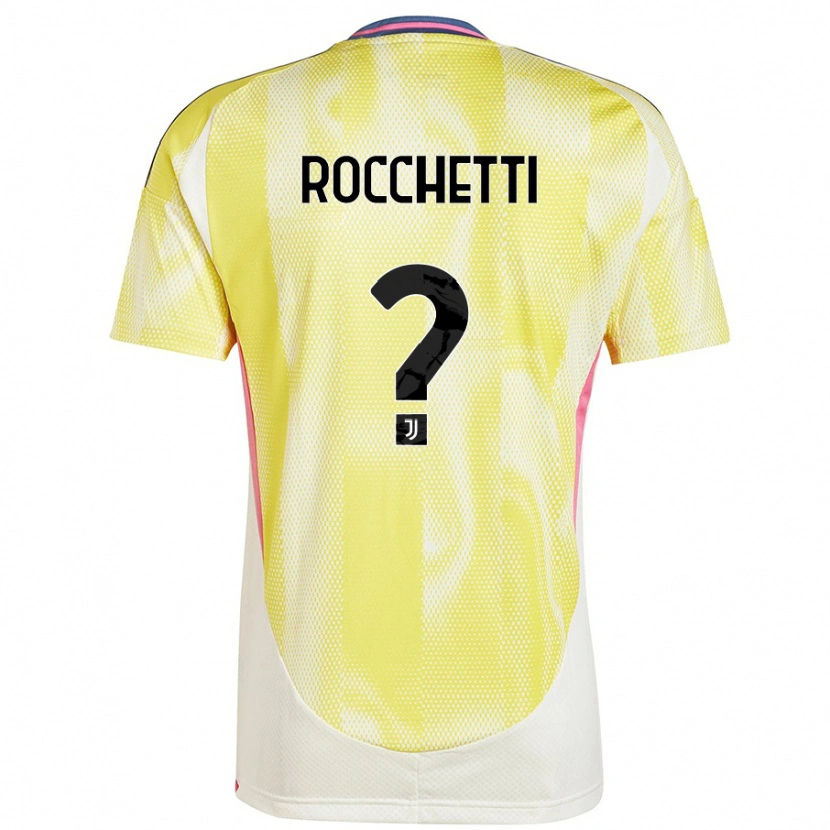 Danxen Dame Edoardo Rocchetti #0 Solgul Bortetrøye Drakt Trøye 2024/25 Skjorter T-Skjorte