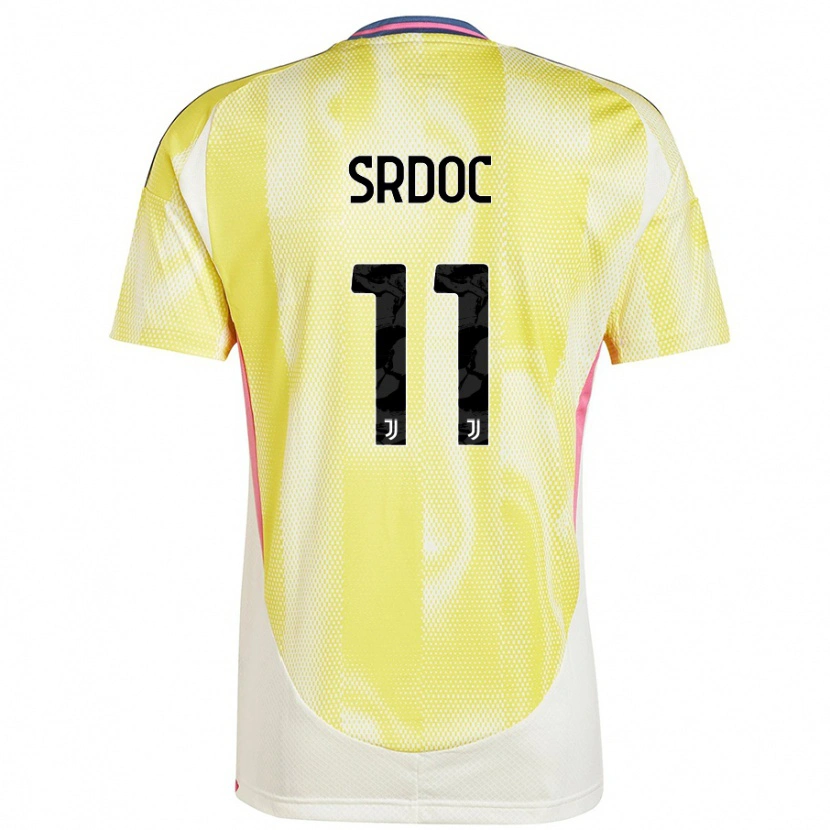 Danxen Dame Ivano Srdoc #11 Solgul Bortetrøye Drakt Trøye 2024/25 Skjorter T-Skjorte