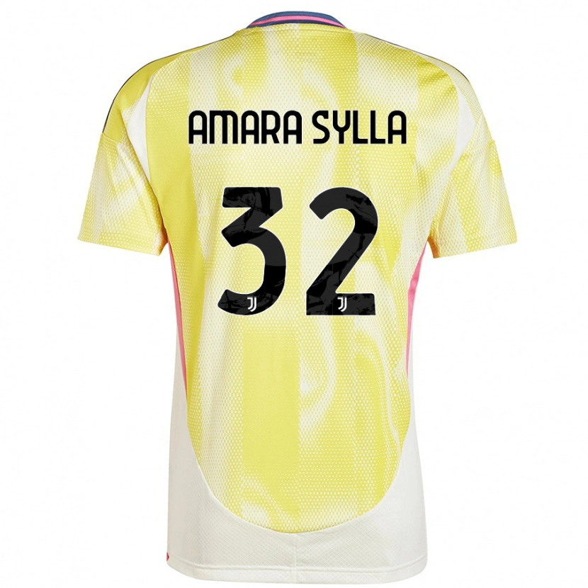 Danxen Dame Idris Amara Sylla #32 Solgul Bortetrøye Drakt Trøye 2024/25 Skjorter T-Skjorte