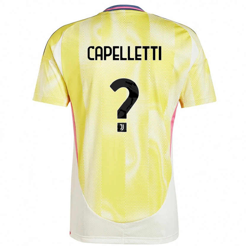 Danxen Dame Alessia Capelletti #0 Solgul Bortetrøye Drakt Trøye 2024/25 Skjorter T-Skjorte