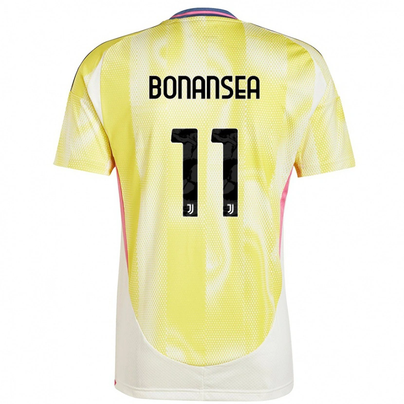 Danxen Dame Barbara Bonansea #11 Solgul Bortetrøye Drakt Trøye 2024/25 Skjorter T-Skjorte
