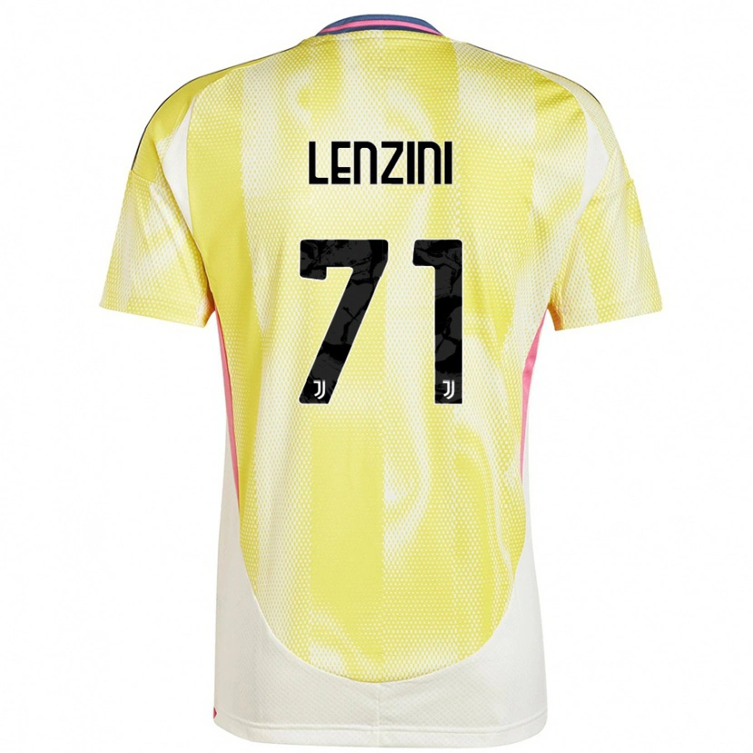 Danxen Dame Martina Lenzini #71 Solgul Bortetrøye Drakt Trøye 2024/25 Skjorter T-Skjorte