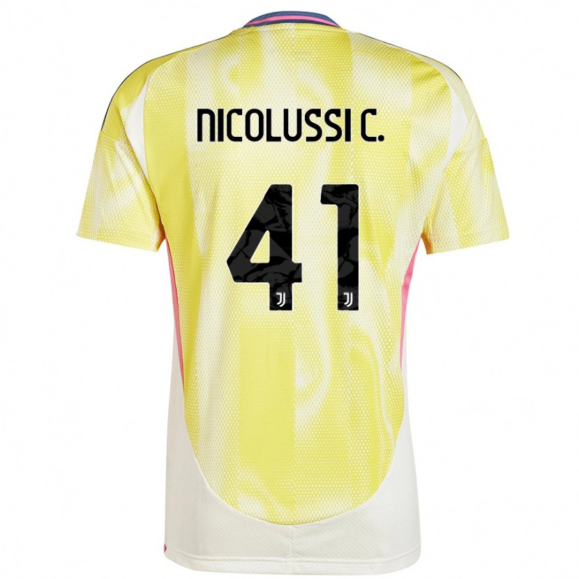 Danxen Dame Hans Nicolussi Caviglia #41 Solgul Bortetrøye Drakt Trøye 2024/25 Skjorter T-Skjorte