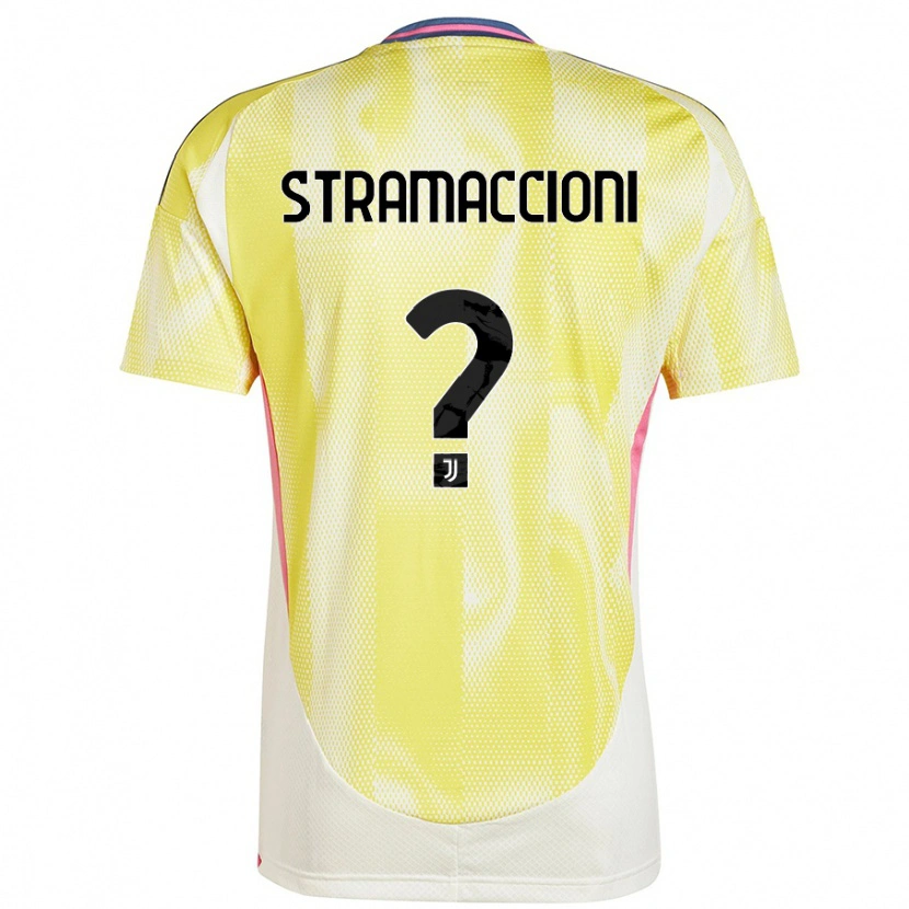 Danxen Dame Diego Stramaccioni #0 Solgul Bortetrøye Drakt Trøye 2024/25 Skjorter T-Skjorte