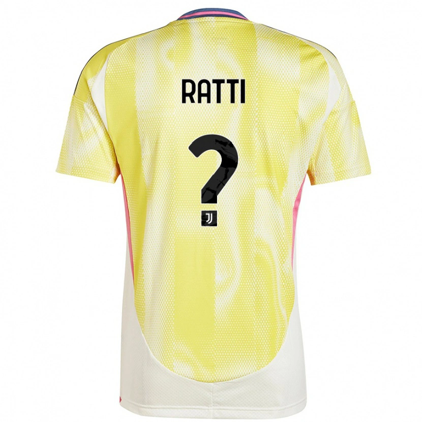 Danxen Dame Leonardo Ratti #0 Solgul Bortetrøye Drakt Trøye 2024/25 Skjorter T-Skjorte
