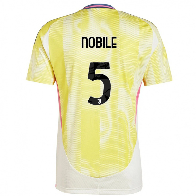 Danxen Dame Riccardo Nobile #5 Solgul Bortetrøye Drakt Trøye 2024/25 Skjorter T-Skjorte