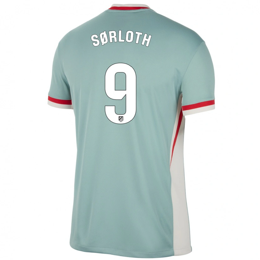 Danxen Dame Alexander Sørloth #9 Lys Beige Blå Bortetrøye Drakt Trøye 2024/25 Skjorter T-Skjorte