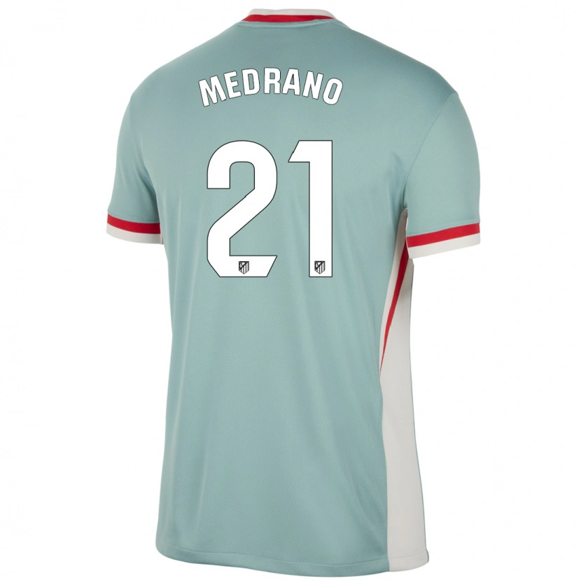 Danxen Dame Fernando Medrano #21 Lys Beige Blå Bortetrøye Drakt Trøye 2024/25 Skjorter T-Skjorte