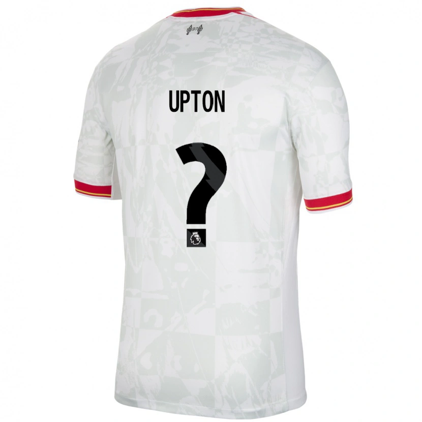 Danxen Dame Joe Upton #0 Hvit Rød Svart Tredje Sett Drakt Trøye 2024/25 Skjorter T-Skjorte