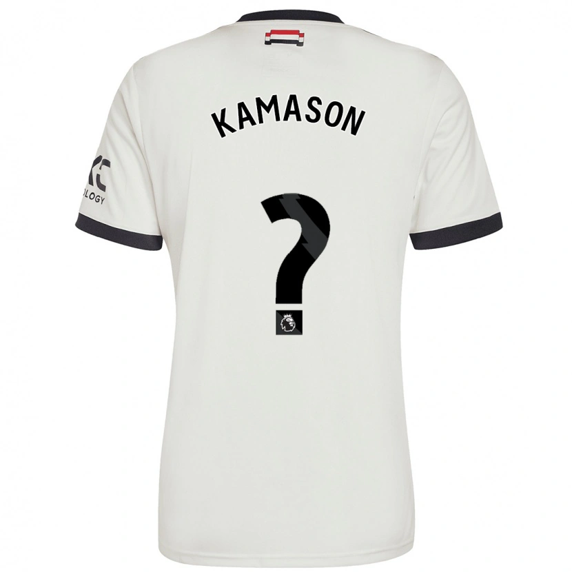 Danxen Dame Jaydan Kamason #0 Off White Tredje Sett Drakt Trøye 2024/25 Skjorter T-Skjorte