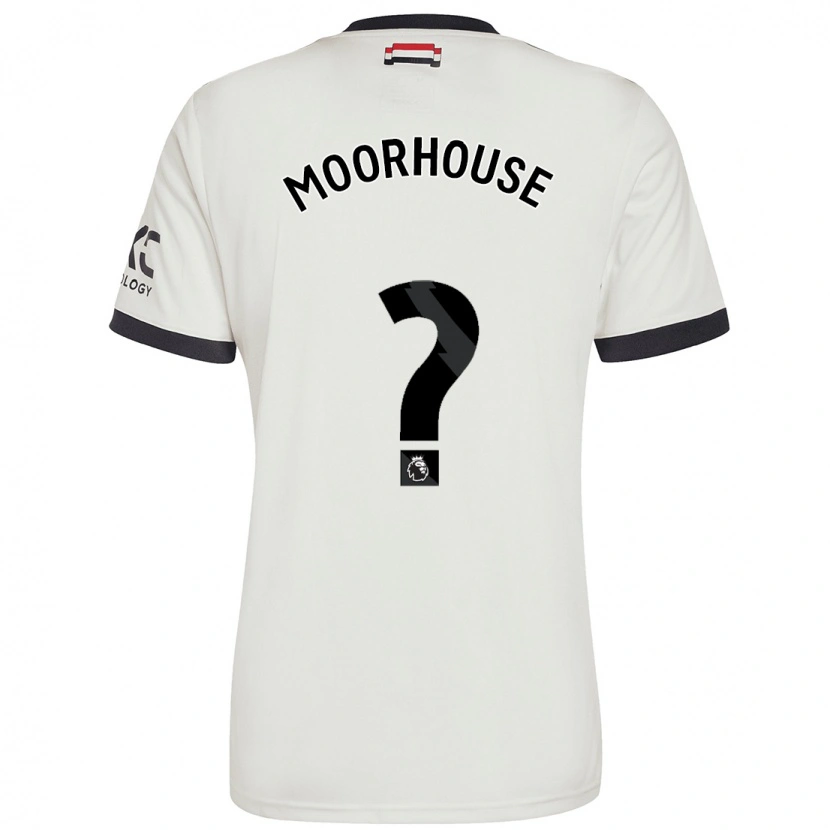 Danxen Dame Jack Moorhouse #0 Off White Tredje Sett Drakt Trøye 2024/25 Skjorter T-Skjorte