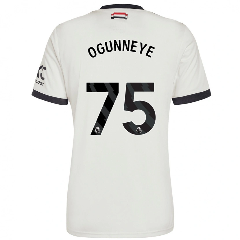 Danxen Dame Habeeb Ogunneye #75 Off White Tredje Sett Drakt Trøye 2024/25 Skjorter T-Skjorte