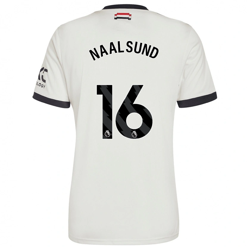 Danxen Dame Lisa Naalsund #16 Off White Tredje Sett Drakt Trøye 2024/25 Skjorter T-Skjorte