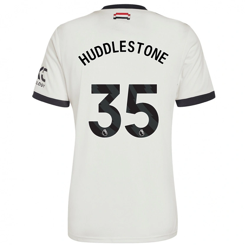 Danxen Dame Tom Huddlestone #35 Off White Tredje Sett Drakt Trøye 2024/25 Skjorter T-Skjorte