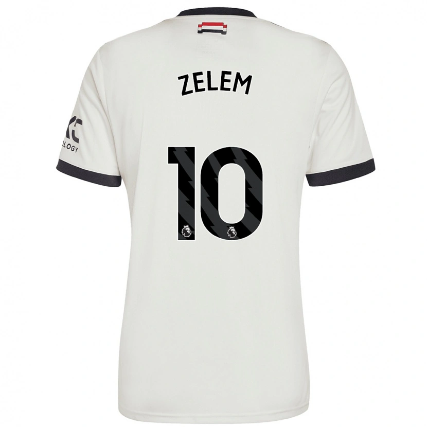 Danxen Dame Katie Zelem #10 Off White Tredje Sett Drakt Trøye 2024/25 Skjorter T-Skjorte
