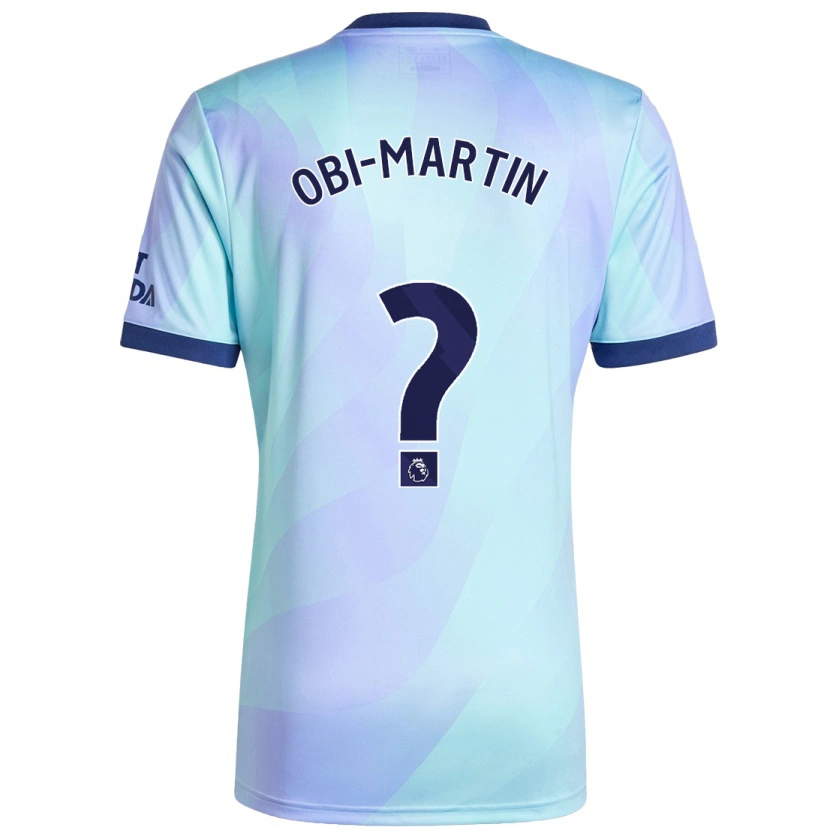 Danxen Dame Chido Obi-Martin #0 Aqua Tredje Sett Drakt Trøye 2024/25 Skjorter T-Skjorte