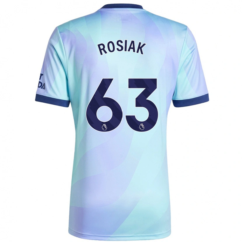 Danxen Dame Michal Rosiak #63 Aqua Tredje Sett Drakt Trøye 2024/25 Skjorter T-Skjorte