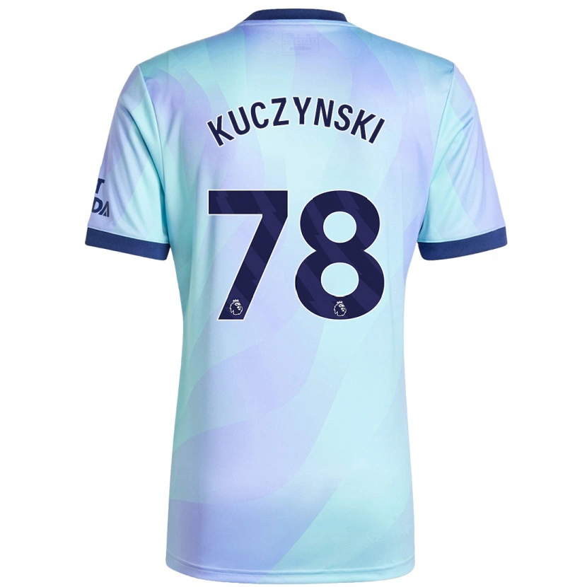 Danxen Dame Max Kuczynski #78 Aqua Tredje Sett Drakt Trøye 2024/25 Skjorter T-Skjorte