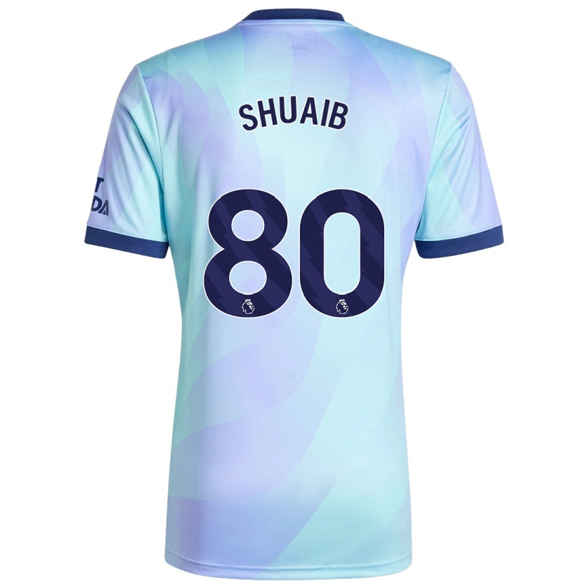 Danxen Dame Zac Shuaib #80 Aqua Tredje Sett Drakt Trøye 2024/25 Skjorter T-Skjorte